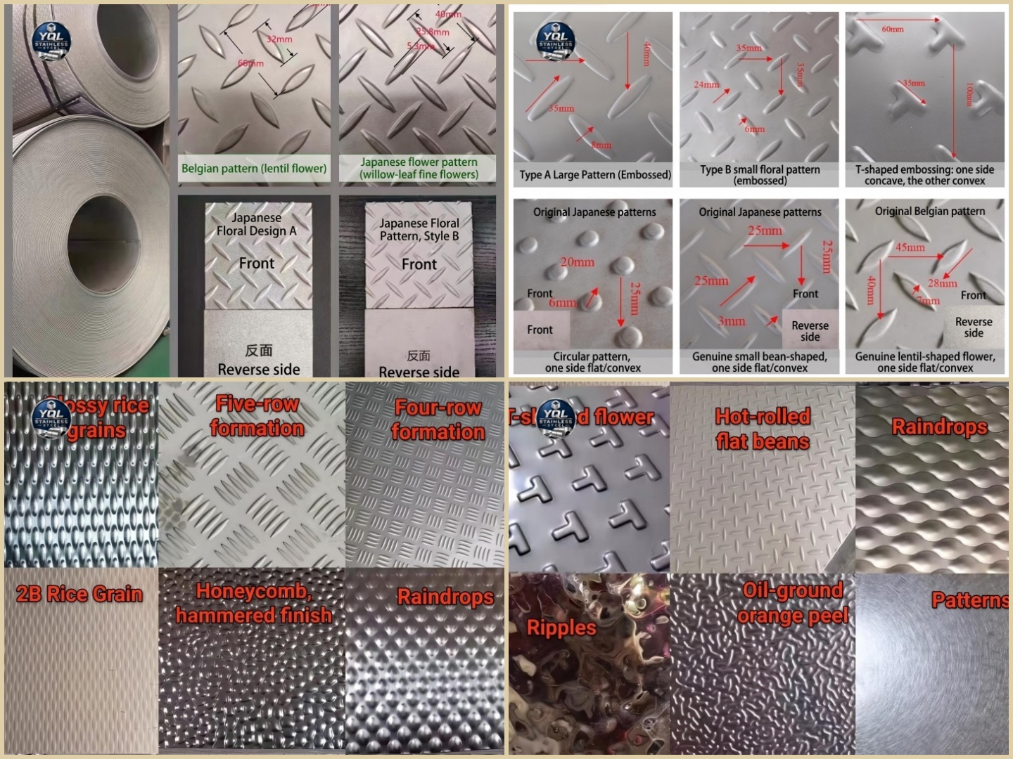 Stainless Steel Checkered Plate | Anti Slip Diamond & Lentil Pattern Sheet Stainless Steel Checkered Plate | Anti Slip Diamond & Lentil Pattern Sheet