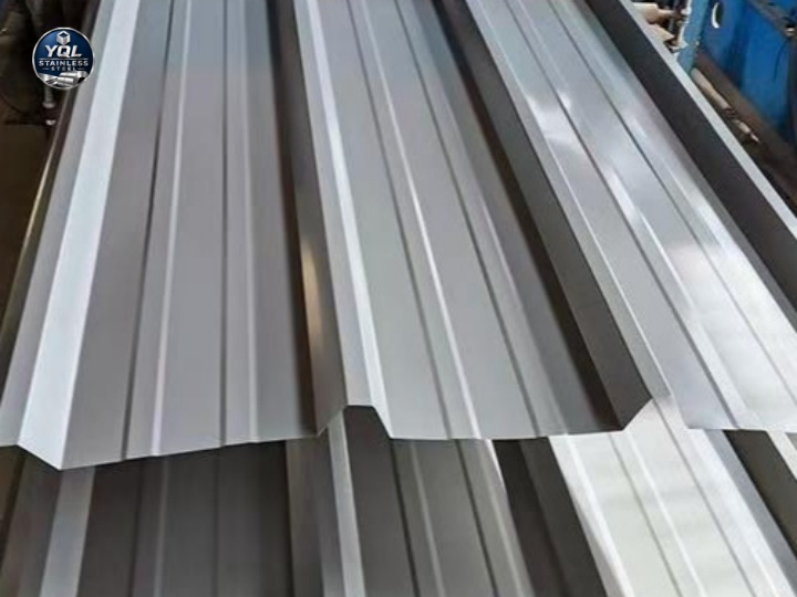 Corrugated Stainless Steel Sheet | Stainless Steel Roofing & Wall Panel