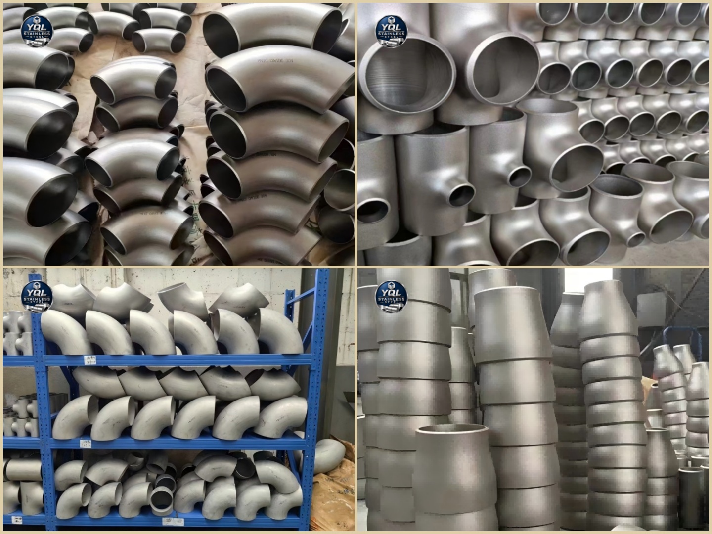 Stainless Steel Pipe Fittings, Elbow, Tee, Cross, Reducer, Flange, Plug, Head