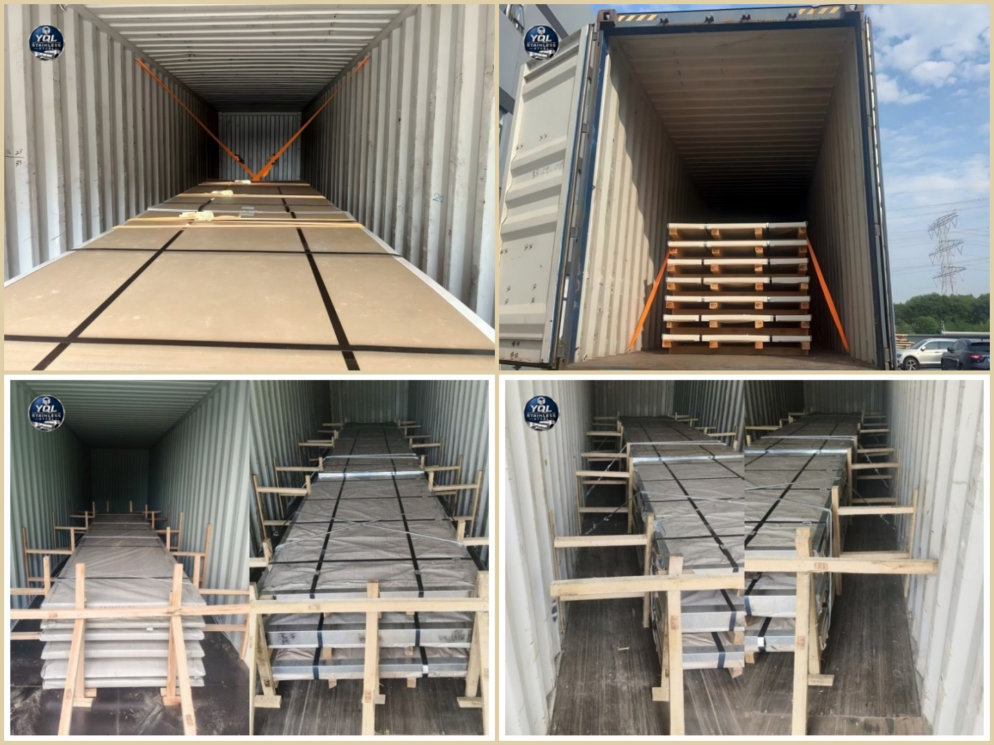 Stainless steel export container loading|Stainless Steel Export Packaging