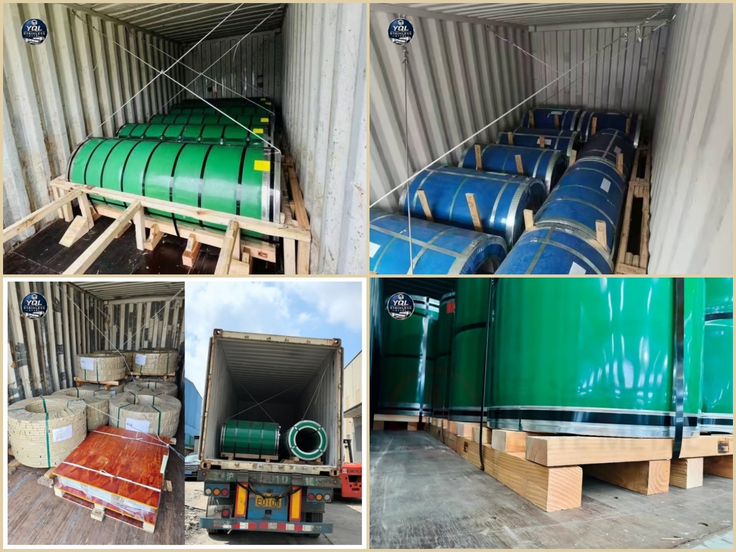 Stainless steel export container loading|Stainless Steel Export Packaging